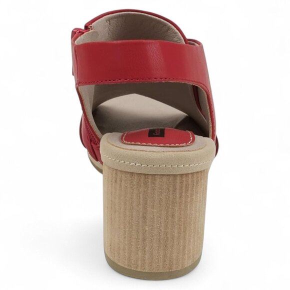 Gc Shoes Women's Keefa Cross Strap Slingback Heeled Sandals - Picture 4 of 5